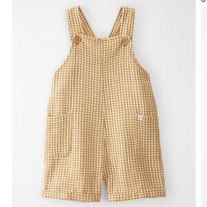 🌎 Little Planet by Carter’s Toddler Organic Cotton Gauze Shortall in Yellow